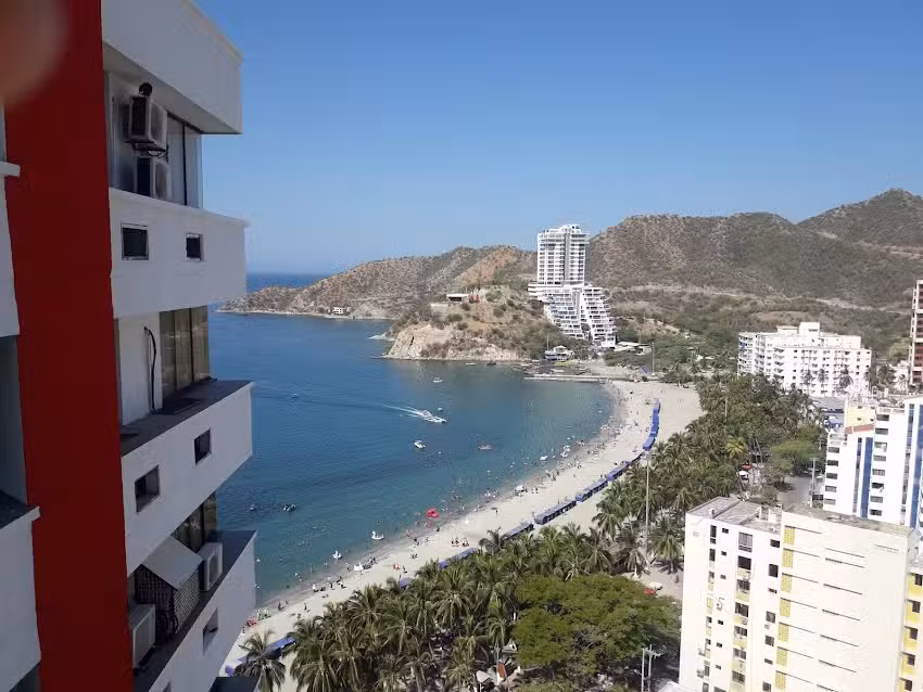 Apartamento Santa Marta, Playa Rodadero, Condominio Santa Maria del Mar, Arriendo y Alquiler