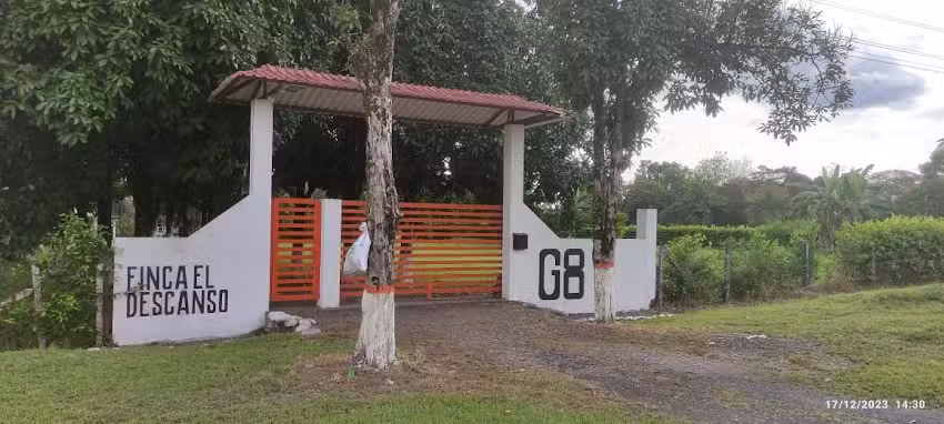 Finca turistica EL DESCANSO (1982) G8P // Hospedaje, Piscina y Naturaleza. PASADIA / NOCHE / EVENTO