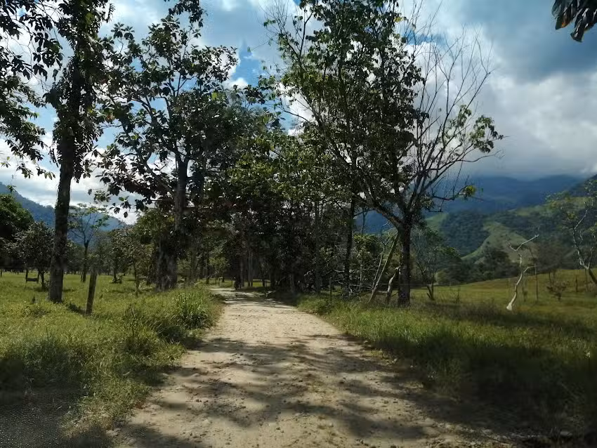 V&iacute;a hacia Montefrio y el Salto del Tigre, Puerto Rico Caquet&aacute;